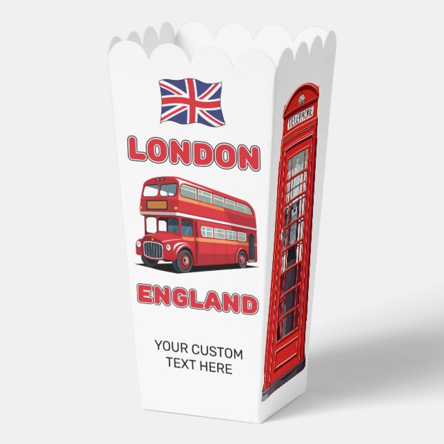 Caja Para Regalos Nombre personalizado Londres Inglaterra (Anverso)
