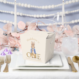 Caja Para Regalos Nombre personalizado Peter 1er cumpleaños Gracias