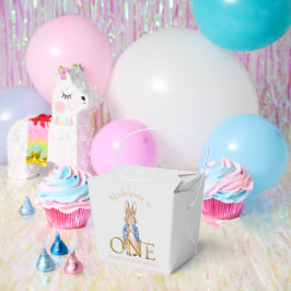 Caja Para Regalos Nombre personalizado Peter 1er cumpleaños Gracias