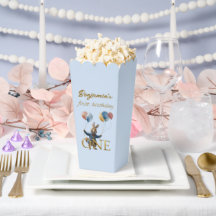 Nombre personalizado Peter el primer cumpleaños de