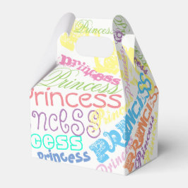 Caja Para Regalos Nombre personalizado Sherbert Pastel Colors Favor