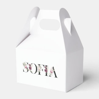 Caja Para Regalos Nombre Sofía.