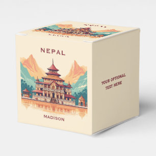 Caja Para Regalos Nombre y texto personalizados Nepal