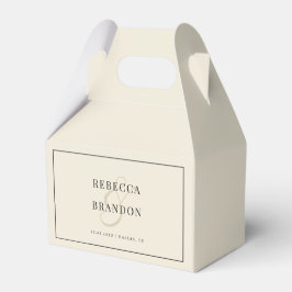 Caja Para Regalos Nombres de dinero antiguo vintage marfil y negro p