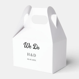 CAJA PARA REGALOS NOSOTROS HACEMOS NOMBRE DE PAREJA FECHA DE BODAS S