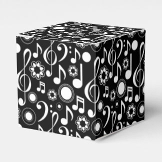 Caja Para Regalos Notas de música y Clefs