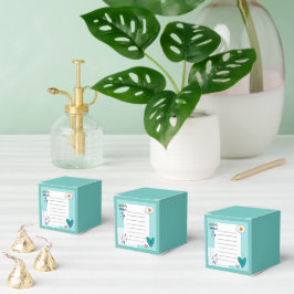 Caja Para Regalos Notas Memorias de Square Cute Doodle Personalizado