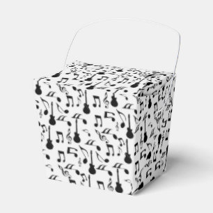 Caja Para Regalos Notas musicales - diseño de la partitura
