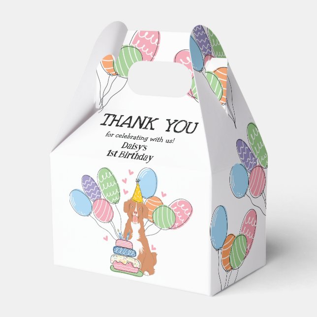 Caja Para Regalos Nova Scotia Duck Toledo Recuperador cumpleaños (Front Side)