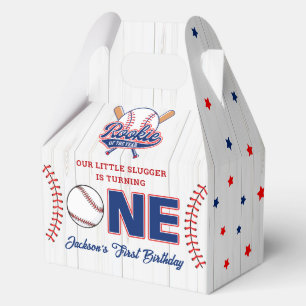 Caja Para Regalos Novato del Año Béisbol 1er Cumpleaños