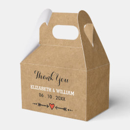 Caja Para Regalos Novedades rosadas y flechas Bodas rusas gracias