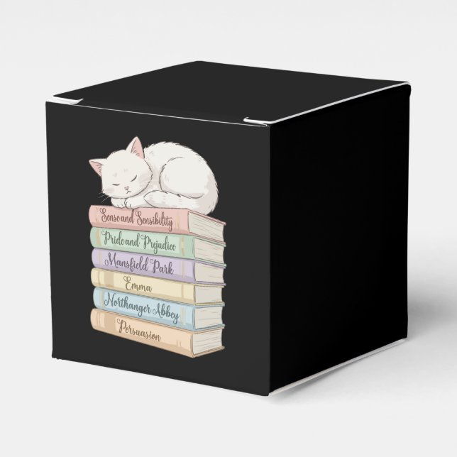 Caja Para Regalos Novelas de Jane Austen IX (Costado Anverso)