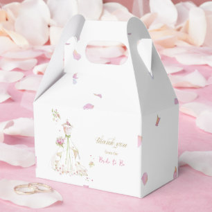 Caja Para Regalos Novia sonrojada en flor Novia a punto de casarse