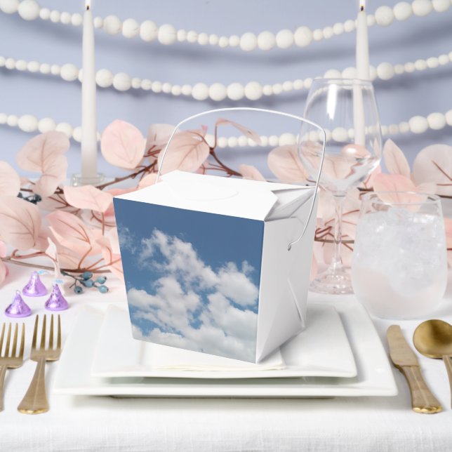 Caja Para Regalos Nube blanca y suave (Boda)