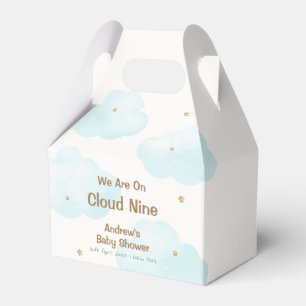 Caja Para Regalos Nube neutral de género Nueve estrellas Baby Shower