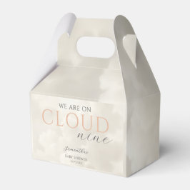 Caja Para Regalos Nube Nueve Ducha de Bebé Moderna