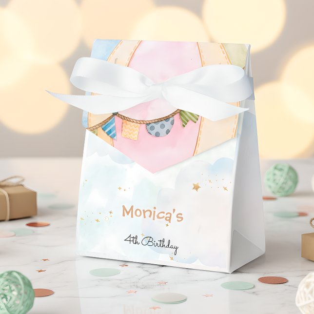 Caja Para Regalos Nubes cielo caliente globos de aire caliente cumpl (Subido por el creador)