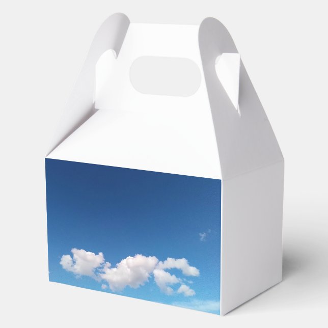 Caja Para Regalos Nubes delgadas (Reverso )