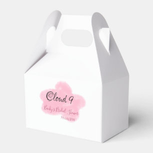 Caja Para Regalos Nubes nueve rosa pastel despedida de soltera nombr