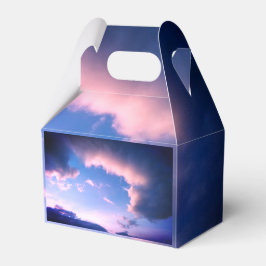 Caja Para Regalos Nubes rosadas