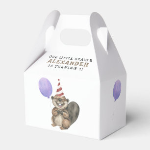Caja Para Regalos Nuestra fiesta de cumpleaños de Little Beaver