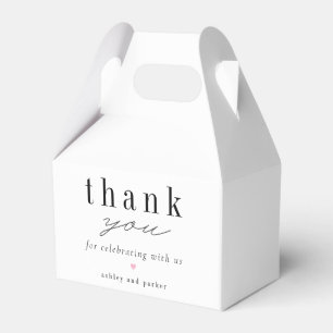 Caja Para Regalos Nuestro amor Editable Color Simple Favor Box