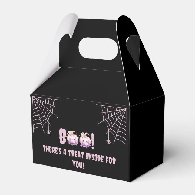 Caja Para Regalos Nuestro novio cumple dos años de Halloween (Front Side)