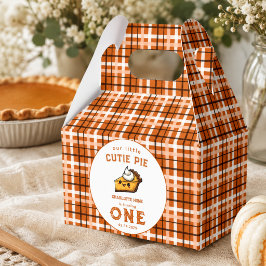 Caja Para Regalos Nuestro pequeño Cumpleaños Cutie Pi Día 1