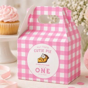 Caja Para Regalos Nuestro pequeño Cutie cumple 1 añito el día de Pi
