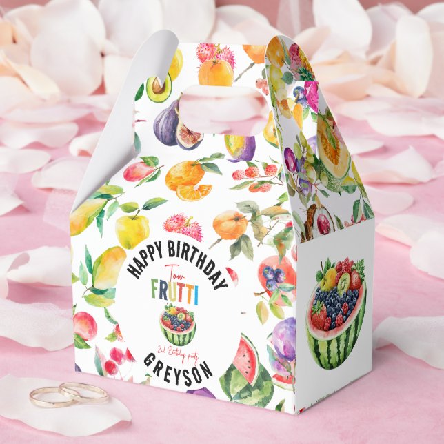 Caja Para Regalos Nuestro pequeño Fiesta de cumpleaños número 2 (Boda)