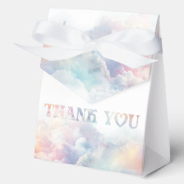 Caja Para Regalos Nueve nubes de arcoiris nublado Baby Shower