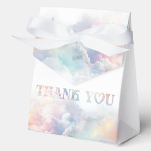 Caja Para Regalos Nueve nubes de arcoiris nublado Baby Shower