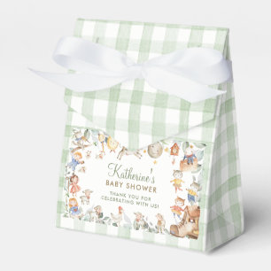Caja Para Regalos Nursery Rhyme Greenery Baby Shower 1er cumpleaños
