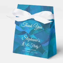 Caja Para Regalos Ocean Blue 30 y Flirty Birthday Party Favor
