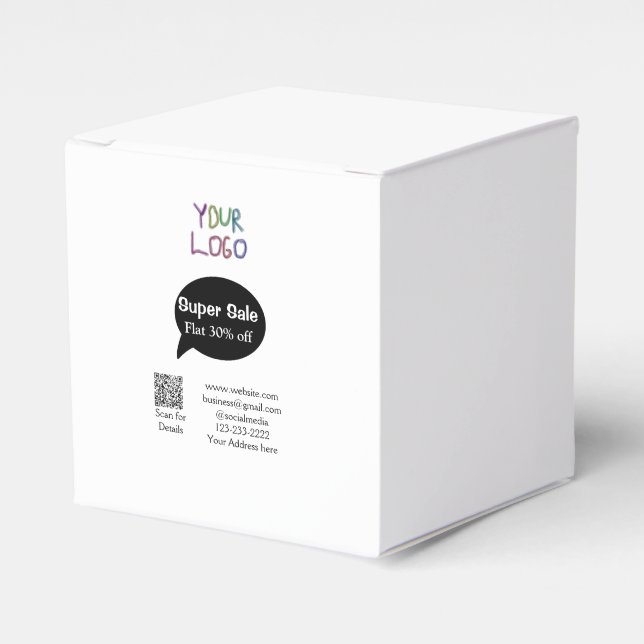 Caja Para Regalos oferta superventas negocio descuento escanear códi (Costado Anverso)