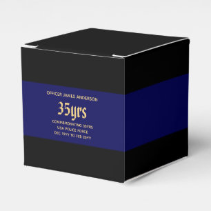 Caja Para Regalos Oficial de Policía de Jubilación Personalizado del