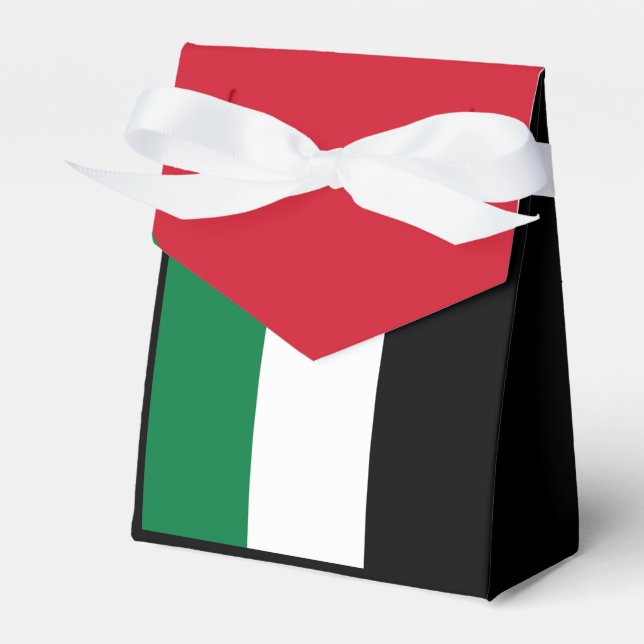 Caja Para Regalos oficialmente bandera del Estado de Palestina (Front Side)