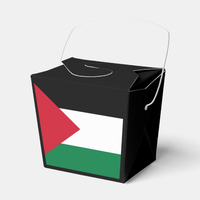 Caja Para Regalos oficialmente el Estado de Palestina bandera nacion (Front Side)