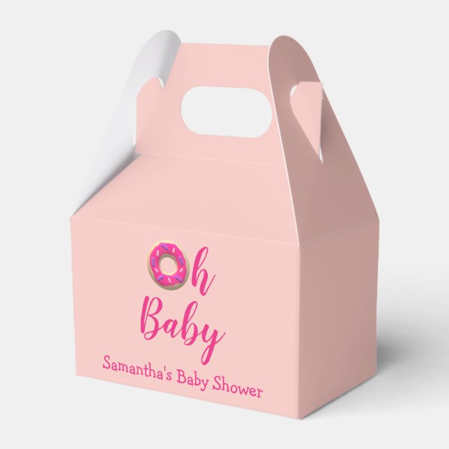 Caja Para Regalos Oh Baby Donut Baby Shower (Front Side)