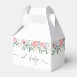 CAJA PARA REGALOS OH BABY, FIESTA BABY SHOWER SUMINISTRA PAPEL DE NA
