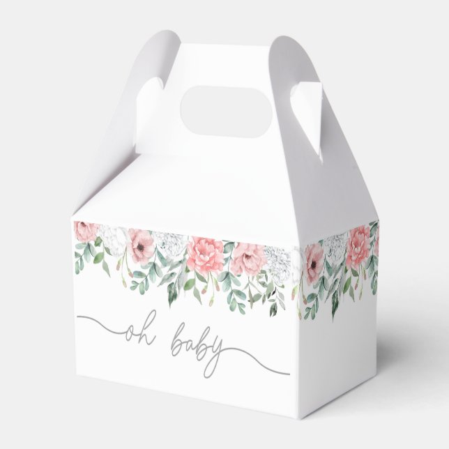 CAJA PARA REGALOS OH BABY, FIESTA BABY SHOWER SUMINISTRA PAPEL DE NA (Front Side)