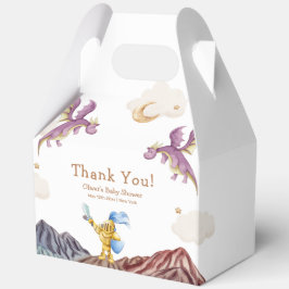 Caja Para Regalos Oh Baby Medieval Fairytale Dragon Boy Baby Shower