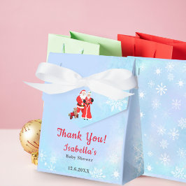 Caja Para Regalos Oh Baby Santa & Mrs Claus Baby Shower