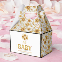 Oh Baby Watercolor Rosa Dorado Baby Shower