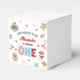 Caja Para Regalos Oh Qué Divertidos Navidades de Invierno Primer Cum