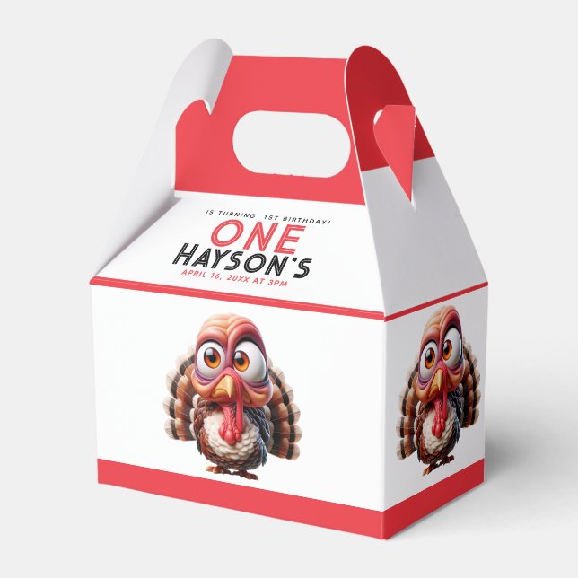 Caja Para Regalos Oh qué es divertido Caricaturas Turquía Primer cum (Front Side)