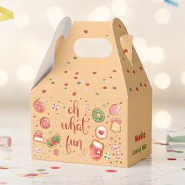 Caja Para Regalos Oh, qué navidades divertidos cumpleaños