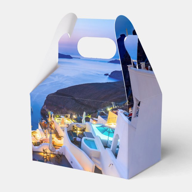 Caja Para Regalos Oia Santorini (Front Side)