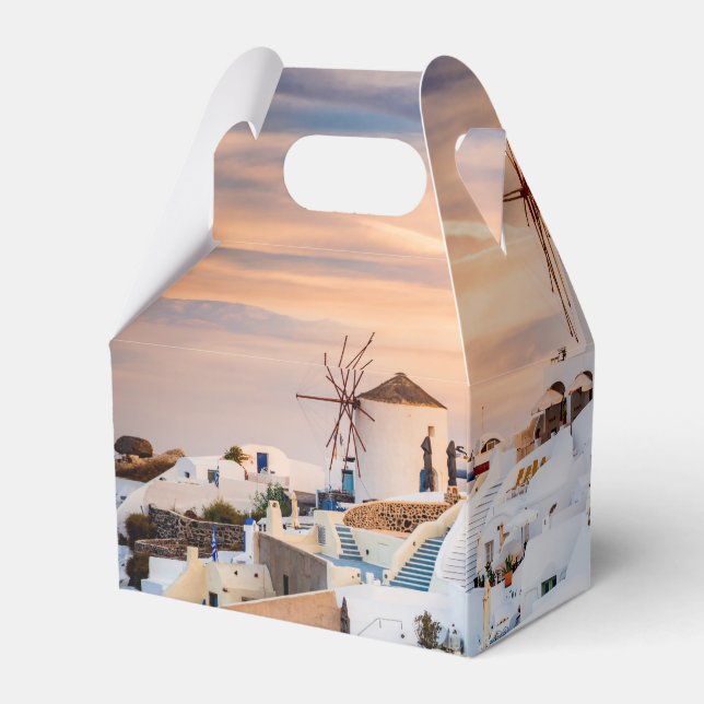 Caja Para Regalos Oia Santorini (Reverso)