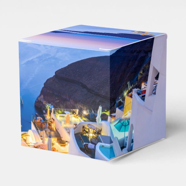 Caja Para Regalos Oia Santorini (Costado Anverso)